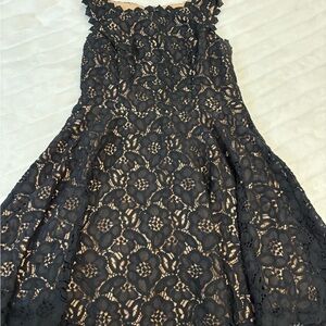 Elegant Black Lace Dress